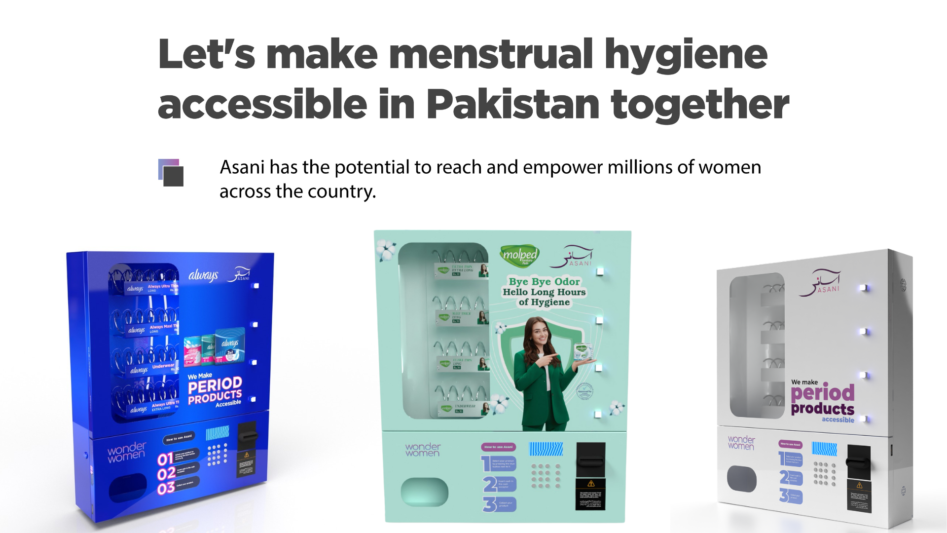 Let's make menstrual hygiene accessible in Pakistan together